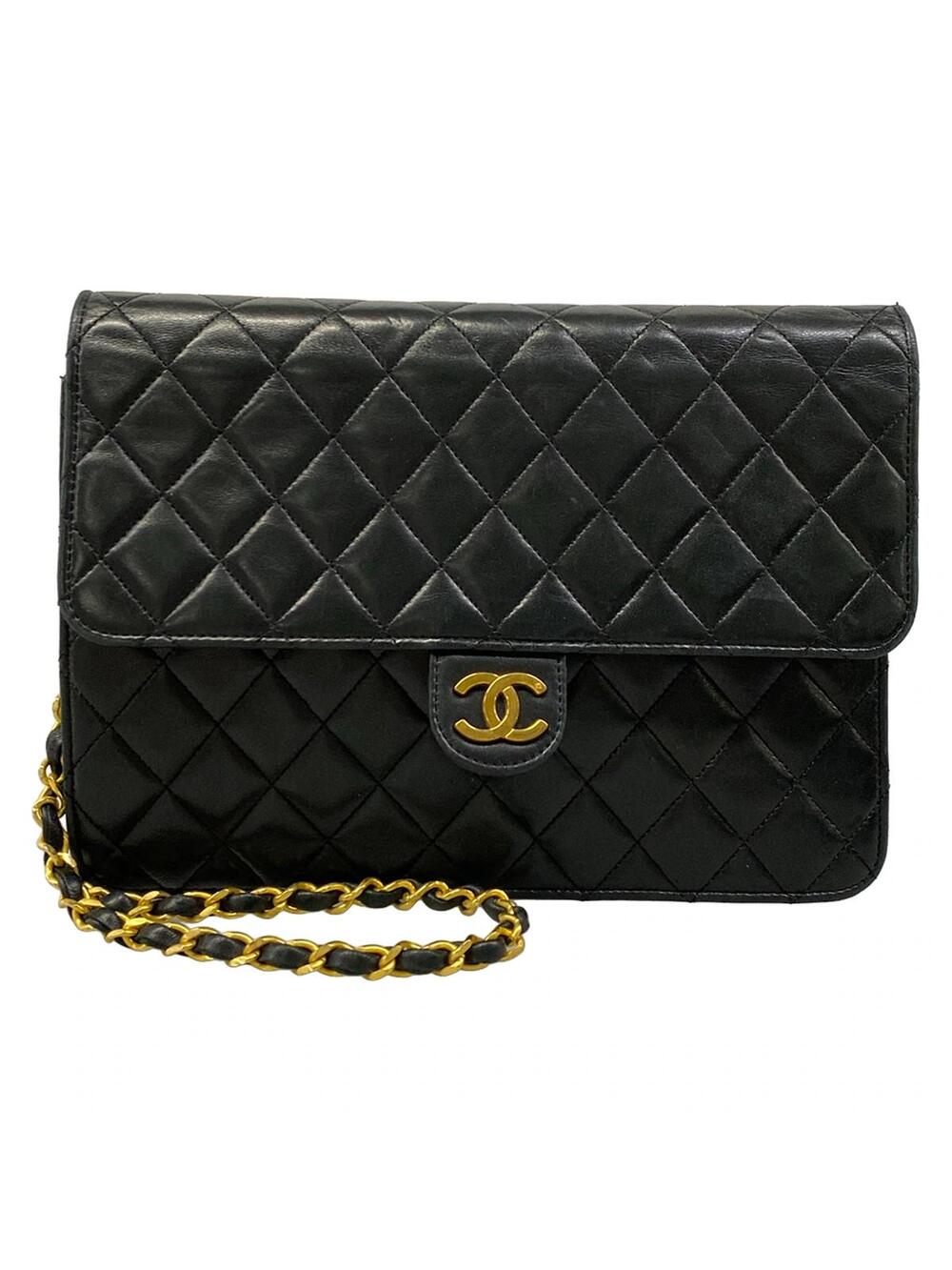 Chanel Single Flap Matelasse Black #298085C15B